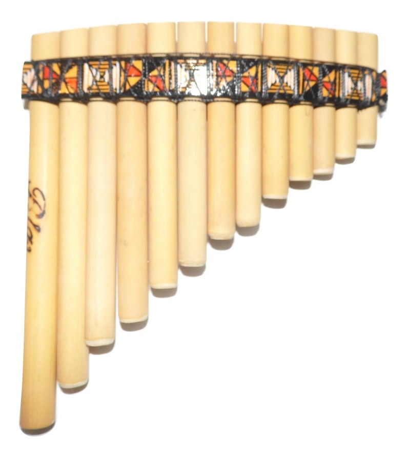 Pan Flute 13 Pipes Small Tuned C From Peru Item in USA Etsy