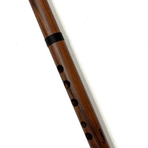 Rosewood Quena Wood Quena Handmade Quena with Bone Mouthpiece Tuned Quena From Peru Tuned G Sol Item in USA Case Included image 2