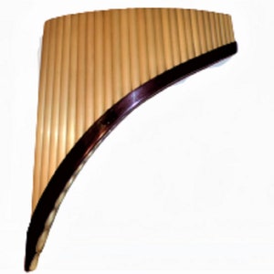 27 Pipes Professional Right Handed  Panflute   Natural  Bamboo from Peru -  Item in USA