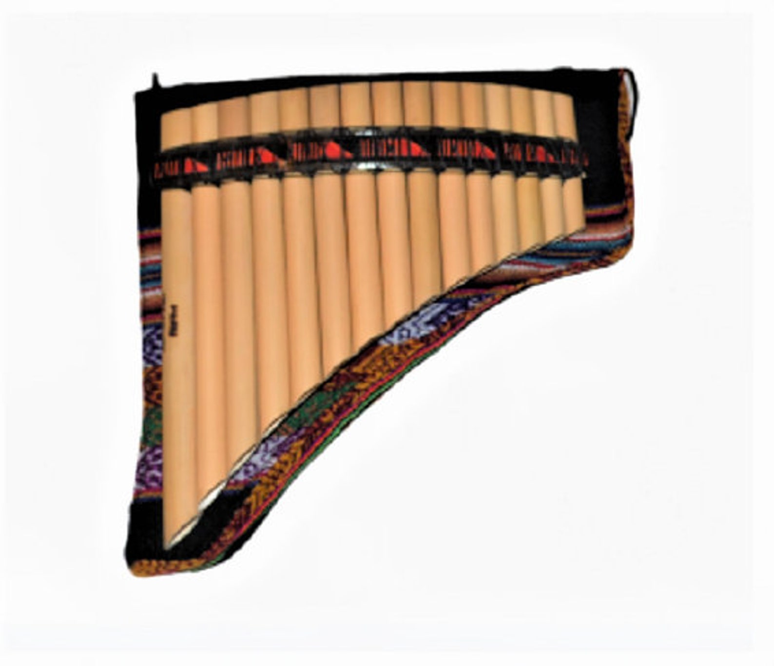 Pan Flute 15 Pipes Bamboo Panflute Tuned G Panflute Nazca Lines Designs