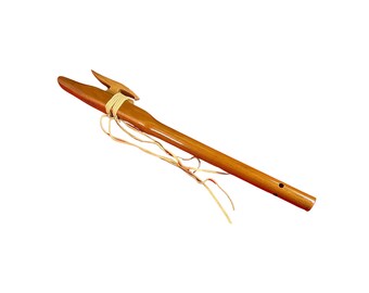 Flûte traversière péruvienne en bois de manguier noir (huacapu), style amérindien, tonalité de sol, 440 Hz, fabriquée à la main au Pérou. Étui souple inclus.