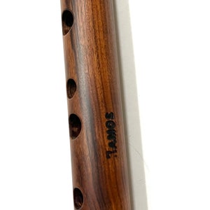 Rosewood Quena Wood Quena Handmade Quena with Bone Mouthpiece Tuned Quena From Peru Tuned G Sol Item in USA Case Included image 3