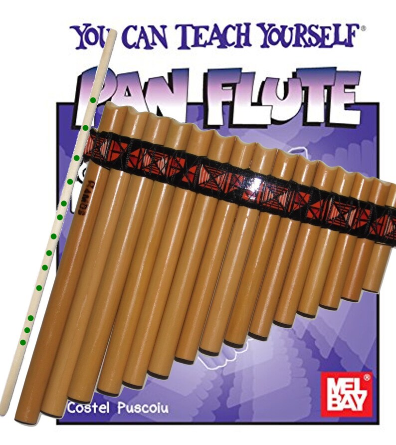 Beginners Bamboo Pan Flute 13 Pipes Case Guide Book & Etsy