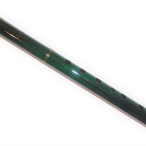 Professional  Green  Flute Quena Tuned G  From Peru Case  included