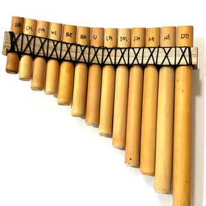 Pan Flute 13 pipes Small Tuned C from Peru Item in USA Case Included image 5