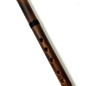 Dark Bamboo Quena From Peru - Handmade Quena - Tuned G Case Included