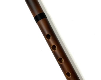 Dark Bamboo Quena From Peru - Handmade Quena - Tuned G Case Included