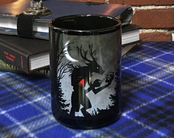 Cabin Decor, Wendigo, Coffee Mug, Cryptid, Cryptidcore, Cannibal, Woodland Decor, Forest Decor, Halloween Mug, Shakespeare, Hannibal