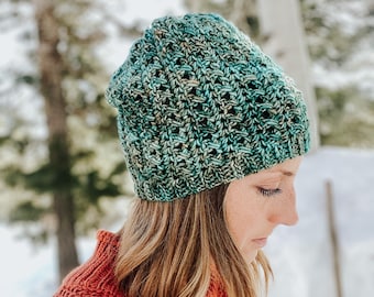 Open Range Crochet Beanie Pattern: Lightweight Spring Hat (PDF Pattern)