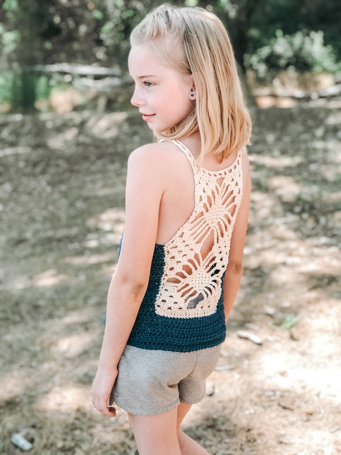 Childrens Tank Top Pattern / Children's Lacy Lotus Tank Etsy