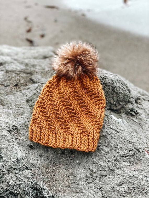 Cypress Grove Beanie Crochet Pattern: Textured Worsted Hat  display picture 1