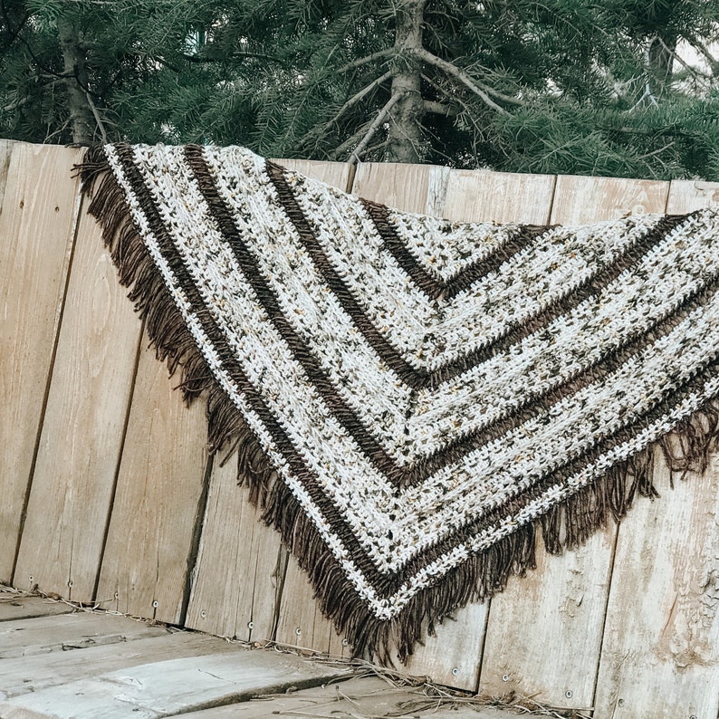Triangle Wrap Scarf Pattern / Crochet Scarf Pattern / Crochet Shawl ...