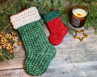 Winter Wonderland Stocking Crochet Pattern: Two Sizes (PDF Pattern)