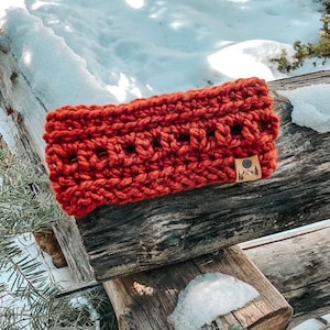 Chunky Headband Crochet Pattern: Day Break Super Bulky Ear Warmer (PDF Pattern)