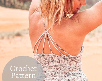 Rising Sun Tank Crochet Pattern: Adult Summer Top (PDF Pattern)