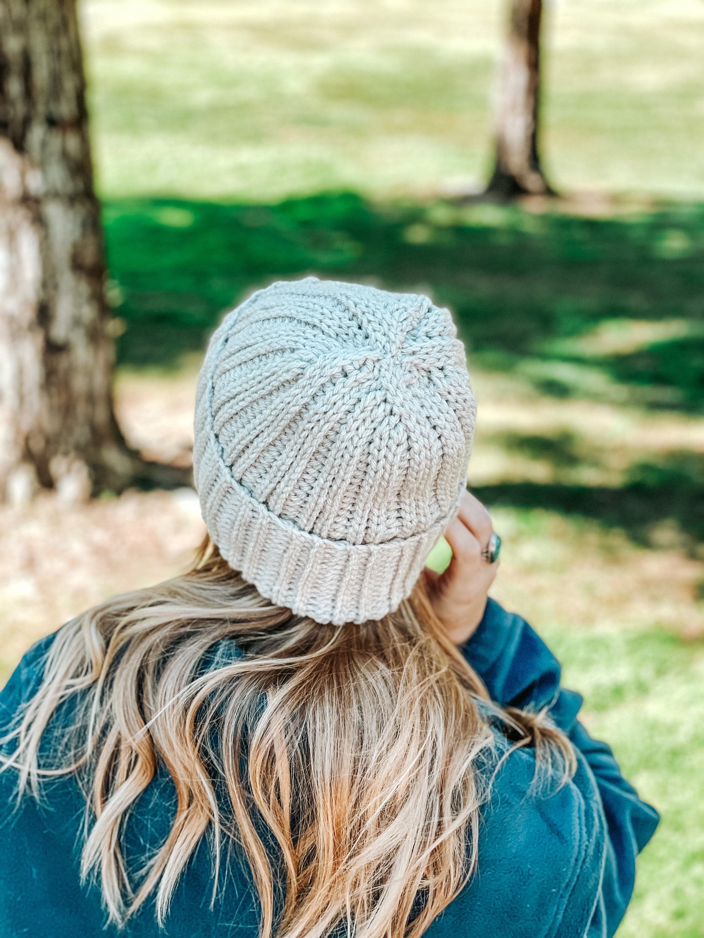 FOLDED BRIM - Granite Peak Beanie Crochet Pattern / Crochet