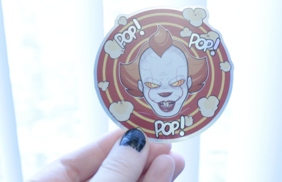 Hypnotic Holographic Pennywise Sticker - Etsy