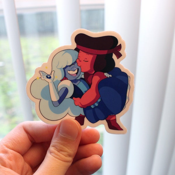 Ruby and Sapphire Sticker