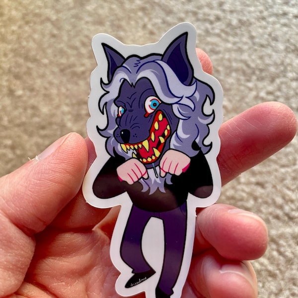 Friendly as a Rabbit Sticker