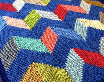 CHEVRON BLANKET CROCHET/Baby blanket pattern/popular crochet baby/geometric crochet blanket/geometric blanket, unique fun modern linen