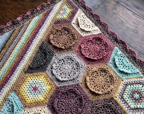 CROCHET FLOWER PATTERN/crochet rose baby gift/crochet blanket pattern/baby blanket pattern/crochet afghan/crochet blanket pattern baby gift