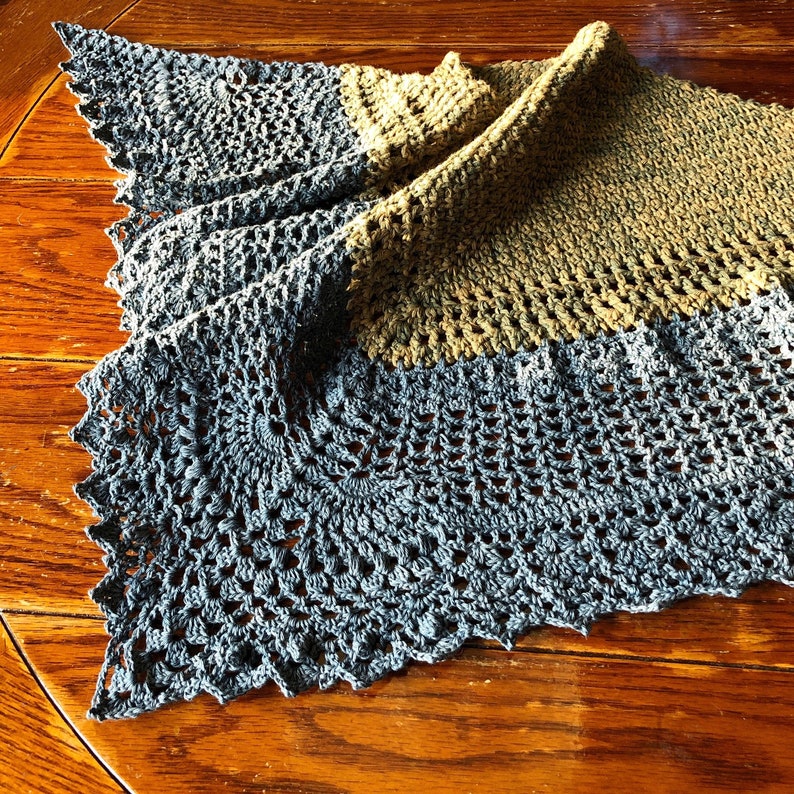 SKYFALL SHAWLETTE CROCHET patterns/crochet shawl/wedding gift/scarf/crochet gift for her/crochet pattern/lacy shawl pattern image 2