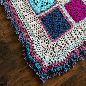 POPULAR CROCHET patterns/crochet baby blanket/wedding gift/crochet blanket/crochet granny square/easy crochet pattern/easy blanket pattern