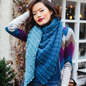 EASY CROCHET SHAWL crochet scarf/crochet shawl/easy crochet scarf/crochet shawl baby/crochet shawl pattern/scarf pattern