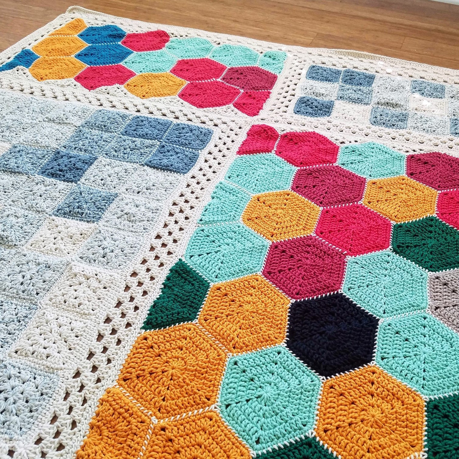CROCHET BLANKET Patterns/crochet Baby Blanket/wedding Gift/crochet  Blanket/crochet Granny Square/easy Crochet Pattern/easy Blanket Pattern 