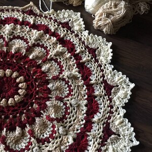 CROCHET MANDALA PATTERN/Crochet blanket Pattern/meditation blanket/mandala rug/crochet rug pattern/crochet pattern/meditation rug zen rug image 2