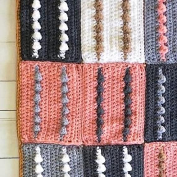 EASY CROCHET PATTERN crochet blanket/granny square/crochet afghan/crochet blanket baby/crochet blanket pattern/baby blanket pattern