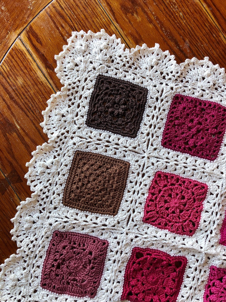 2020 VVCAL FULL PATTERN patterns/crochet baby blanket/wedding gift/crochet blanket/crochet granny square/easy crochet pattern image 1