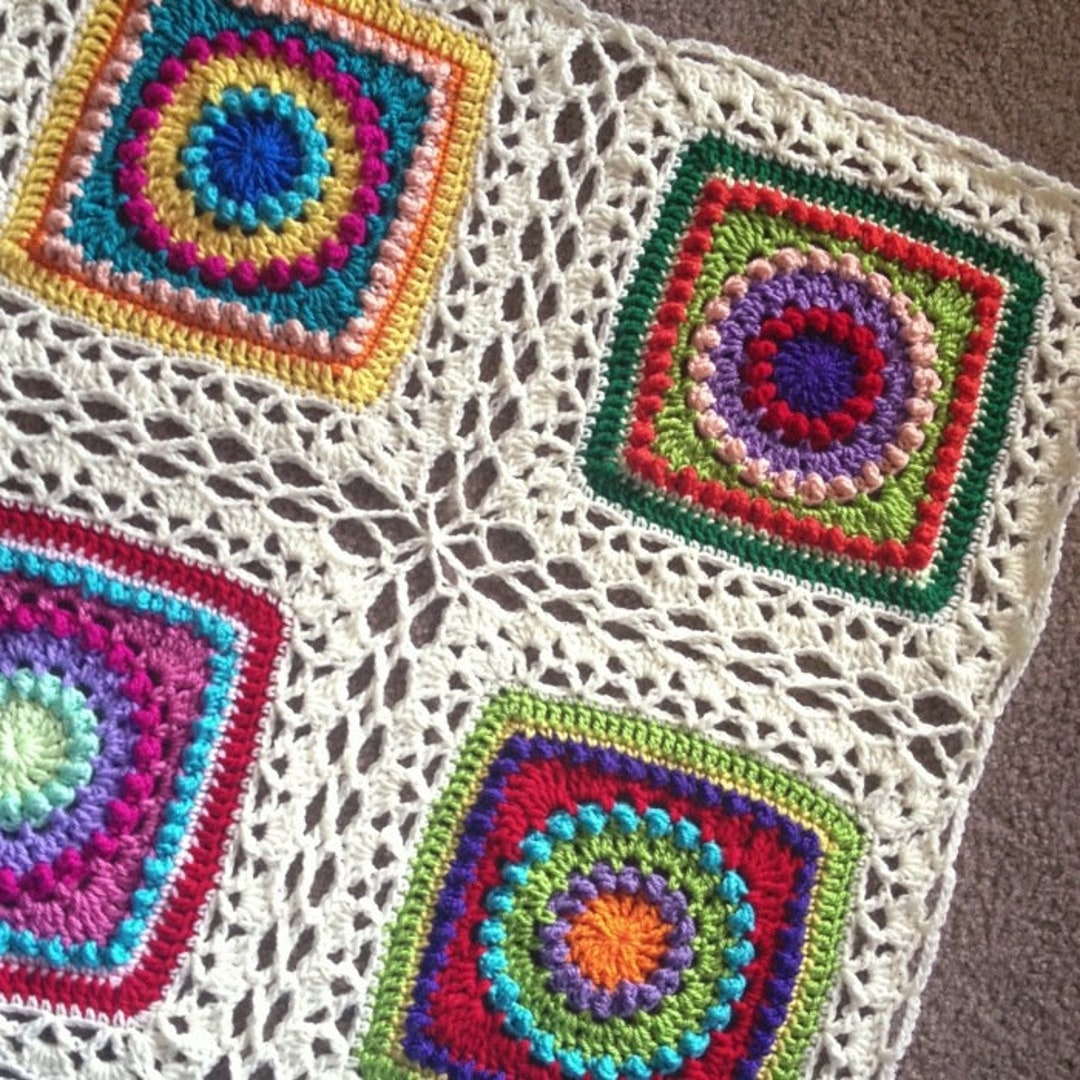 Celtic Lace Join PATTERN, PDF Joining Granny Squares Tutorial, Zen