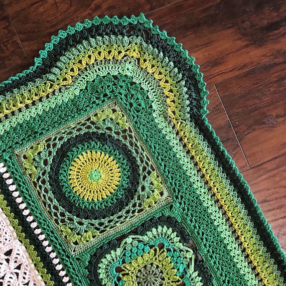 BOTANICA CROCHET patterns/crochet baby blanket/wedding gift/crochet  blanket/crochet granny square/easy crochet pattern/easy blanket pattern