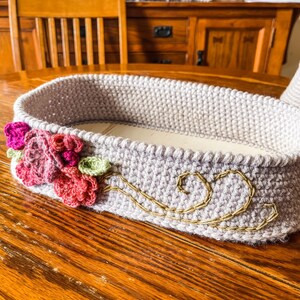 CROCHET NESTING BASKETS patterns/crochet baskets/wedding gift/housewarming/crochet decor/easy crochet pattern image 5