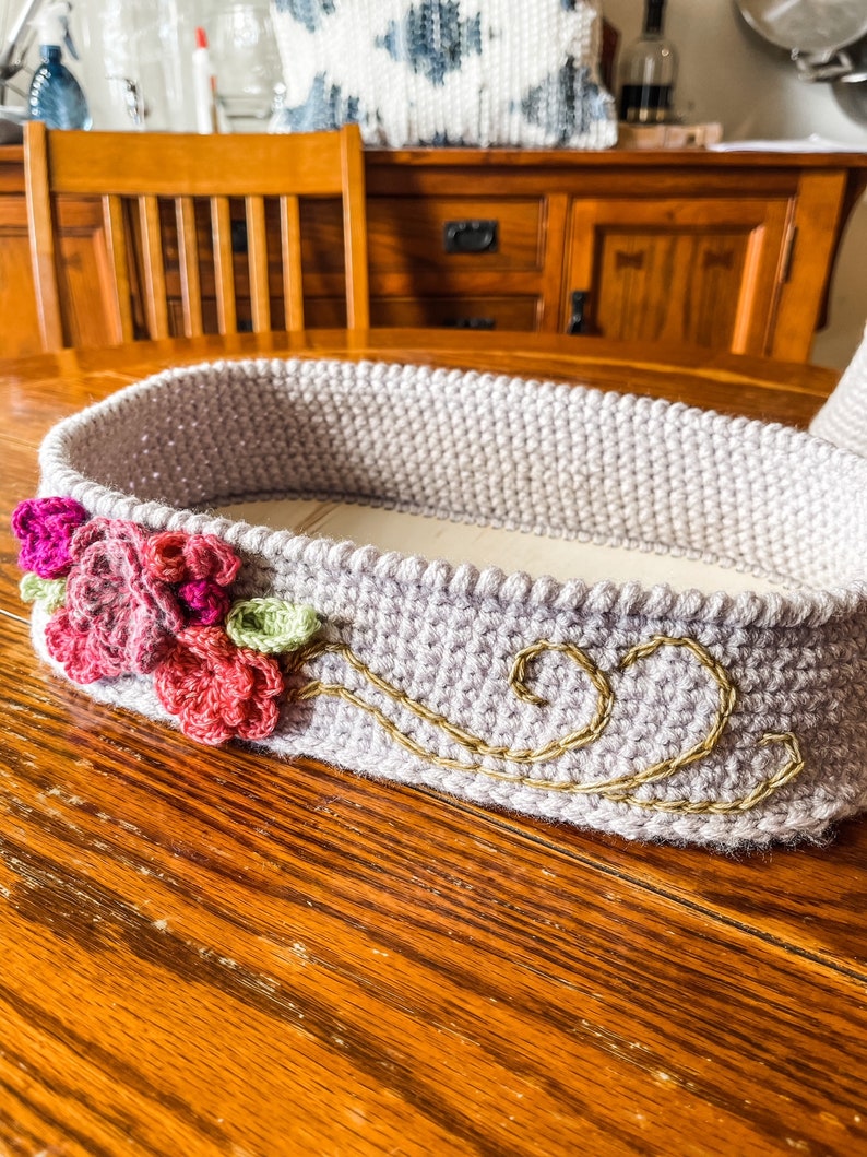 CROCHET NESTING BASKETS patterns/crochet baskets/wedding gift/housewarming/crochet decor/easy crochet pattern image 5