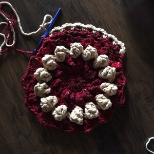 CROCHET MANDALA PATTERN/Crochet blanket Pattern/meditation blanket/mandala rug/crochet rug pattern/crochet pattern/meditation rug zen rug image 7