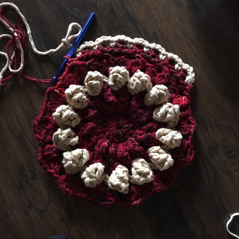 CROCHET MANDALA PATTERN/Crochet blanket Pattern/meditation blanket/mandala rug/crochet rug pattern/crochet pattern/meditation rug zen rug image 7