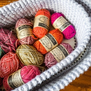 CROCHET NESTING BASKETS patterns/crochet baskets/wedding gift/housewarming/crochet decor/easy crochet pattern image 6