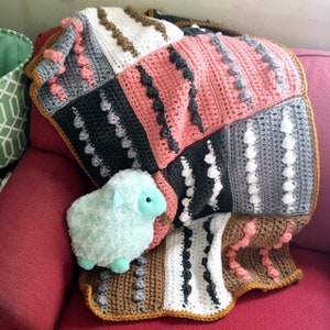 EASY CROCHET PATTERN crochet blanket/granny square/crochet afghan/crochet blanket baby/crochet blanket pattern/baby blanket pattern