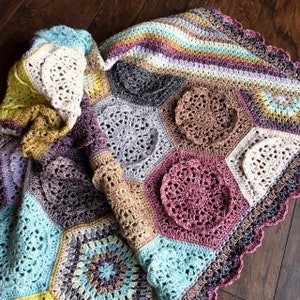 CROCHET FLOWER PATTERN/crochet rose baby gift/crochet blanket pattern/baby blanket pattern/crochet afghan/crochet blanket pattern baby gift