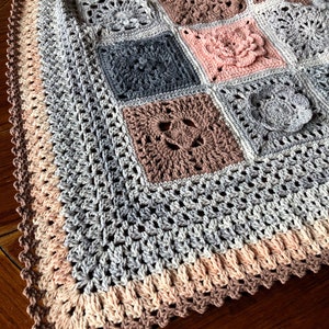CROCHET BLANKET patterns/crochet baby blanket/wedding gift/crochet blanket/crochet granny square/easy crochet pattern/easy blanket pattern
