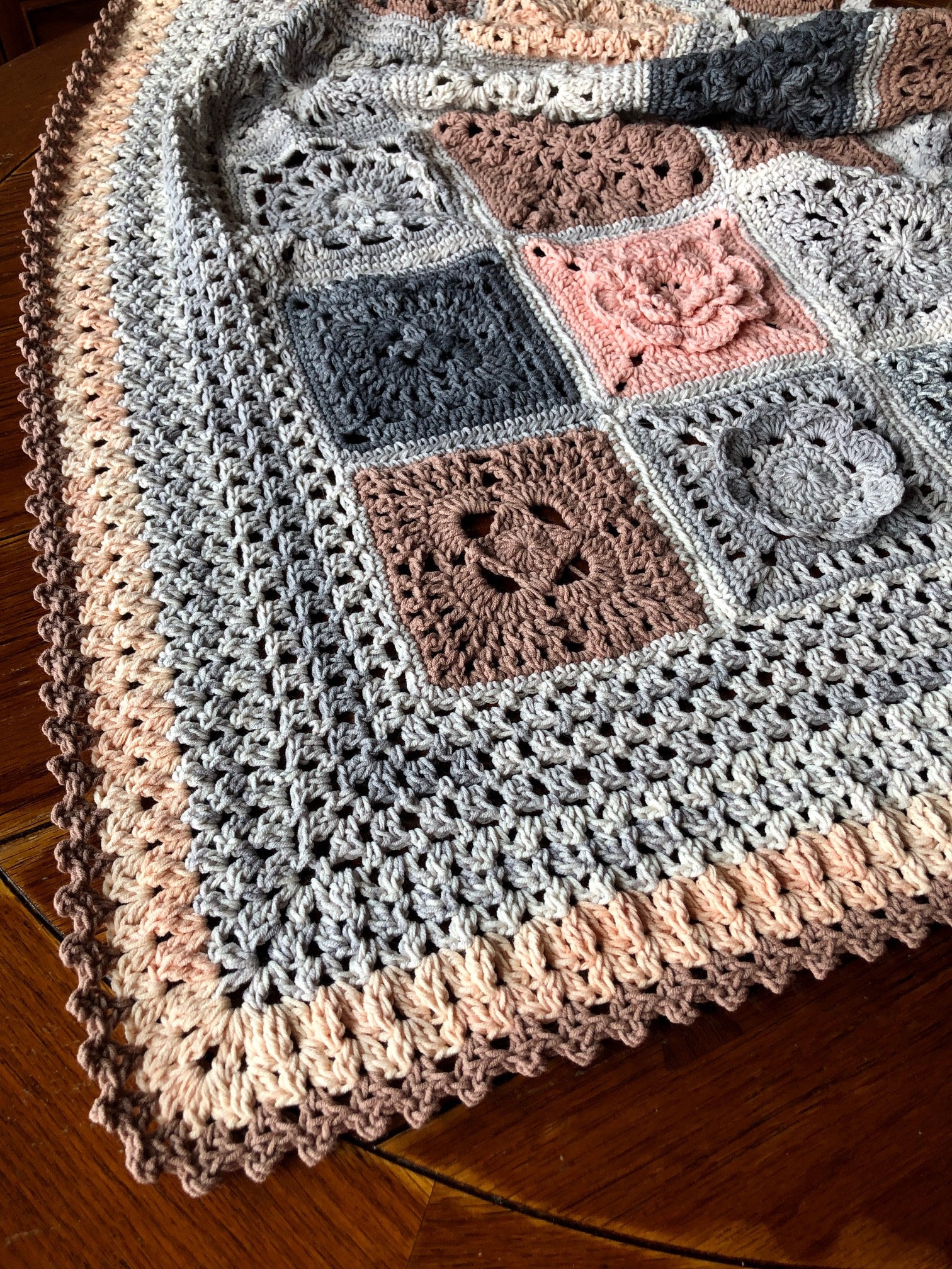 CROCHET BLANKET Patterns Crochet Baby Blanket Wedding Gift Crochet Blanket Crochet Granny Square Easy Crochet Pattern Easy Blanket Pattern