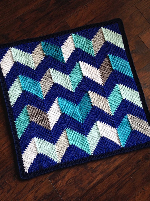 CHEVRON BLANKET Crochet baby Blanket Pattern popular Crochet Baby