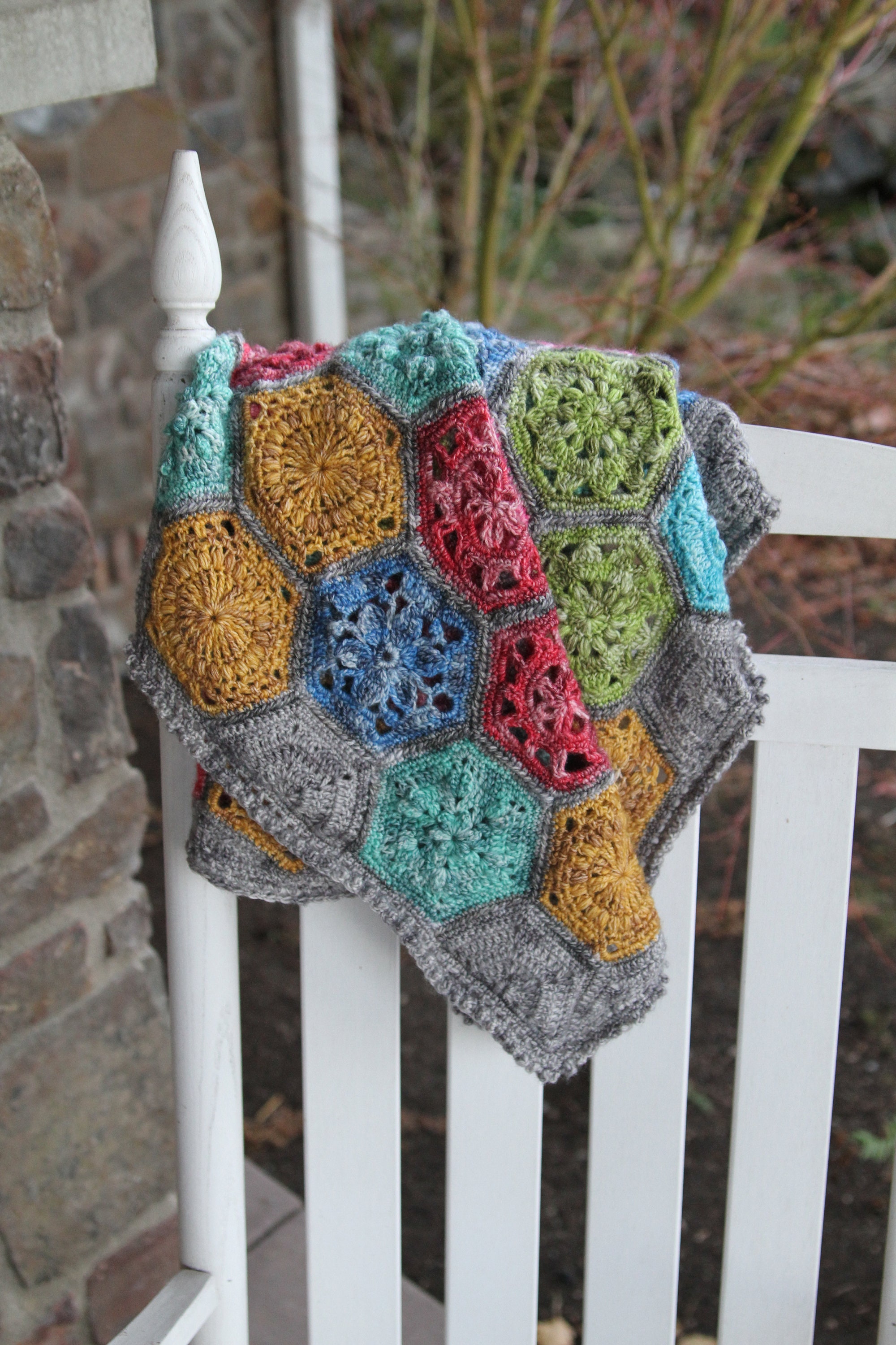 tiny garden baby blanket