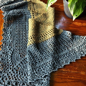 SKYFALL SHAWLETTE CROCHET patterns/crochet shawl/wedding gift/scarf/crochet gift for her/crochet pattern/lacy shawl pattern image 8