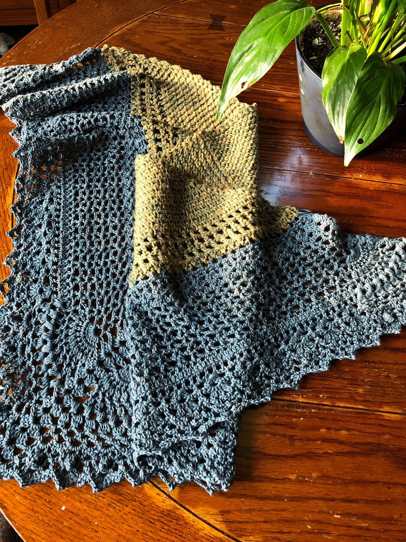 SKYFALL SHAWLETTE CROCHET patterns/crochet shawl/wedding gift/scarf/crochet gift for her/crochet pattern/lacy shawl pattern image 8