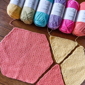 TUMBLING HEXAGONS CROCHET blanket pattern/crochet baby blanket/easy crochet pattern/Modern Patchwork Blanket/baby blanket/baby shower gift image 7