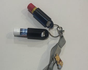 Chapstick Key Chain Holder 2 pack