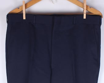 Levi's Action Slacks 1970's Men's Navy Blue - Etsy